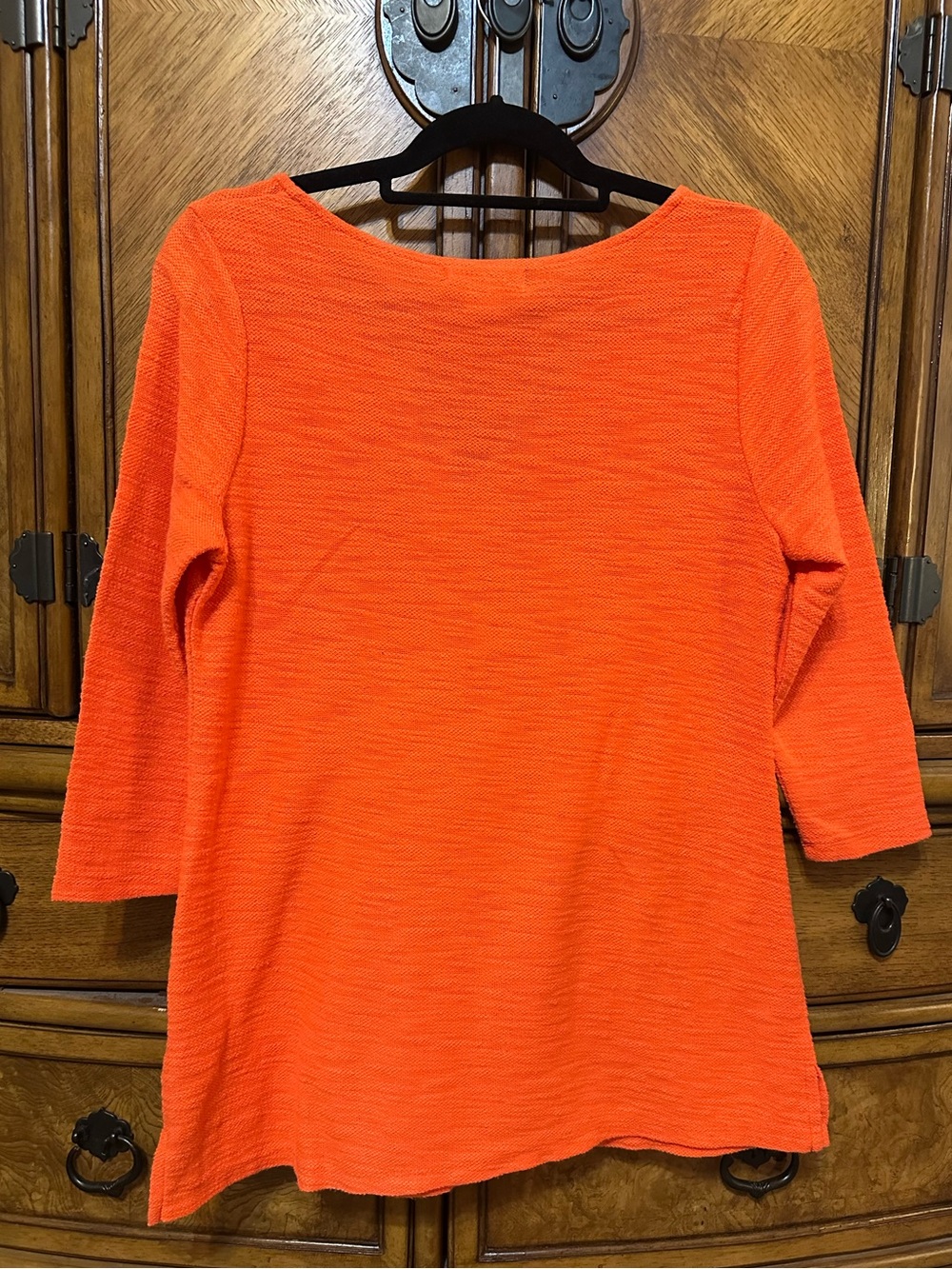 Liz Claiborne Weekend Orange Knit Top - Picture 3 of 8